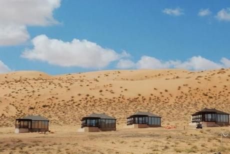 Accommodations in the Wahiba Sands