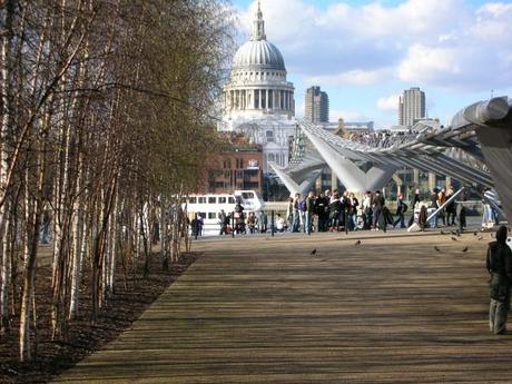 Tate Modern Landscape St Paul's Millennium Bridge