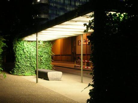 Tate Modern Landscape Taxi Stop Night