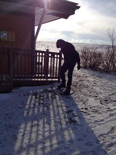 A Little Birthday Snowshoeing