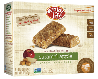 Gluten free product review: Enjoy Life chewy bars