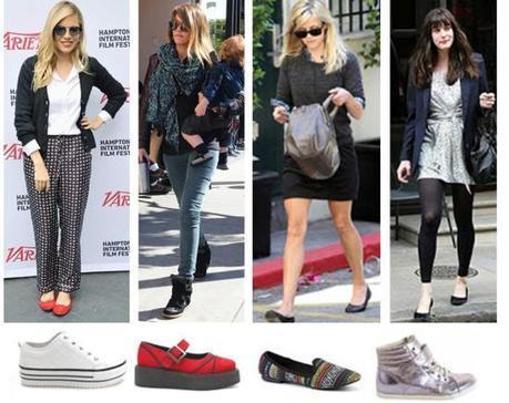 autumn winter 2013 shoe footwear trends recce witherspoon jessica alba liv tyler