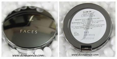 Faces Glam On Powder Blush: Crimson: Review/Swatch