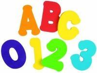 Foam Letters and Numbers Provide Hours of Bathtime Entertainment Gift Ideas for Children