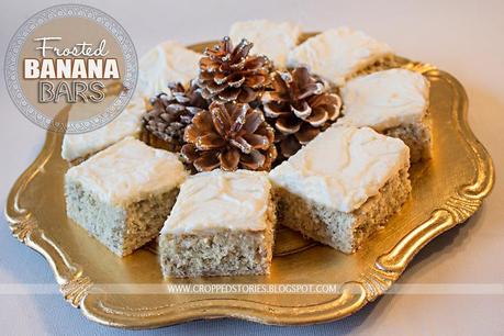 Frosted Banana Bar Recipe via Cropped Stories