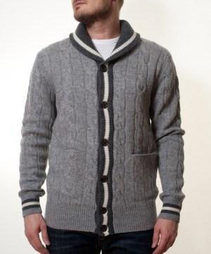 A Fred Perry Knitted Full Button Cardigan can be a few clicks away if you know where to look. We found it on the Cockney Rebel Fashions site as well. 