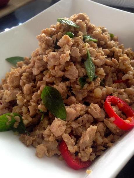 Basil and Pork Stir Fry - a Thai dish for AFF