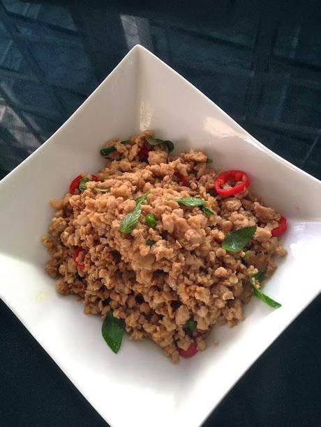 Basil and Pork Stir Fry - a Thai dish for AFF