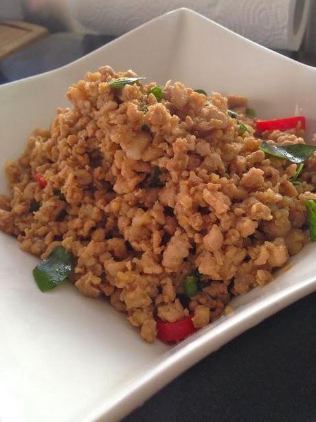 Basil and Pork Stir Fry - a Thai dish for AFF