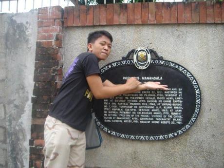 Visiting  Vicente  Manansala  Historical Landamark in Binangonan Rizal.
