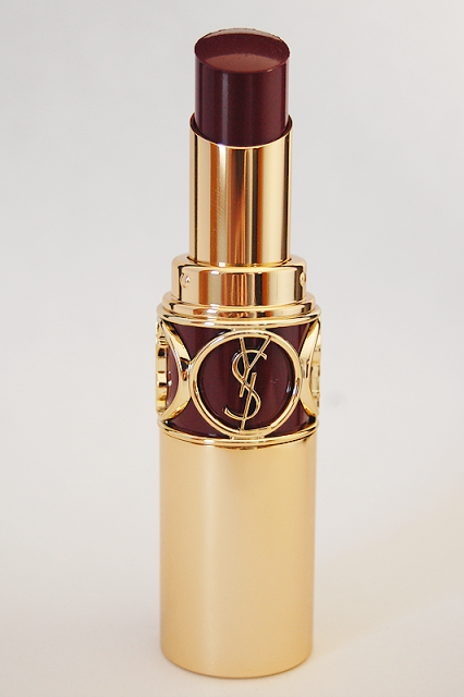 Yves Saint Laurent Rouge Volupté Silky Sensual Radiant Lipstick in Forbidden Burgundy Swatches