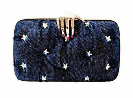 Crush Of The Day: Blue Carmen Hand Stars Clutch