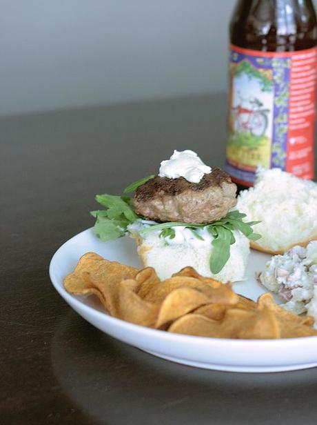 RECIPE Lamb Sliders with Goat Cheese & Yogurt Cucumber Sauce