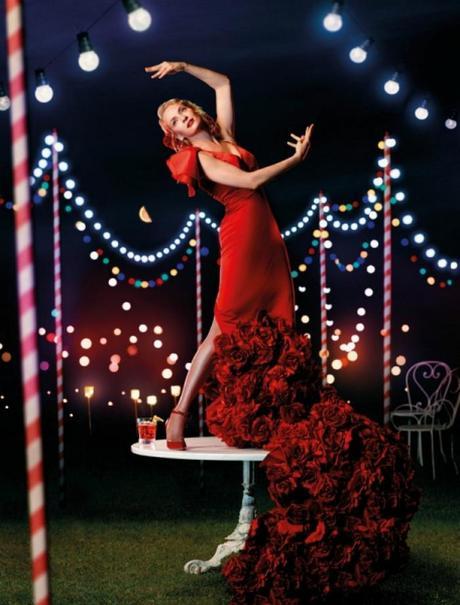 The Campari Calendar 2014 starring Uma Thurman Uma Thurman Campari May