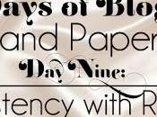 Days Blogging (D.I.Y. Paper Tips) Nine: Consistency with Ribbon