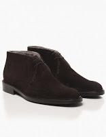 Warm and Toasty, Deceptively So:  Jules B Suede Shearling Lined Chukka