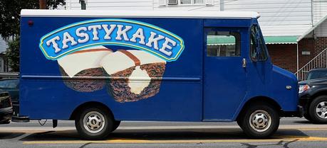 A light-duty Tastykake van somewhere in South Philly.