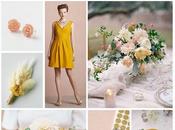 Mustard Peach Wedding Inspiration @Revel