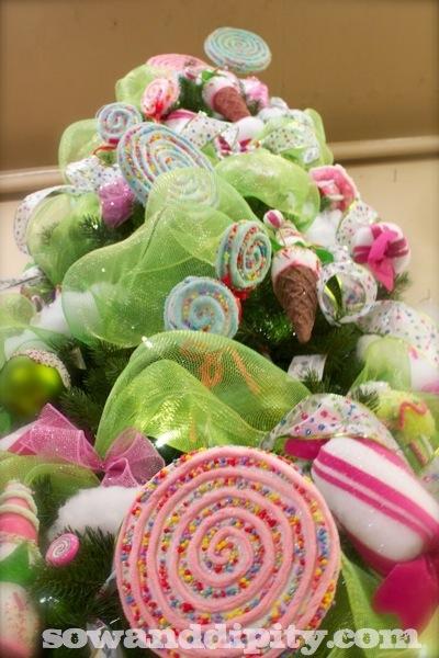 Candyland Christmas tree ornaments