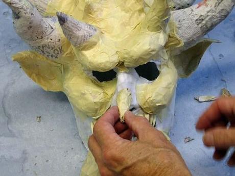 Paper Mache Mask Tutorials- Part 3