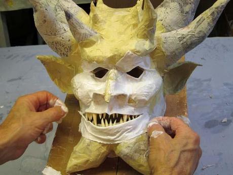 Paper Mache Mask Tutorials- Part 3