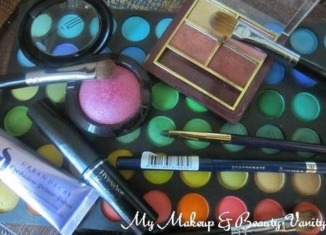 Products Used - Pink Secret Eye Makeup+step by step smokey eye