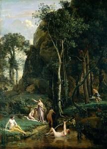 Diana and Actaeon by Camille Corot (1836)