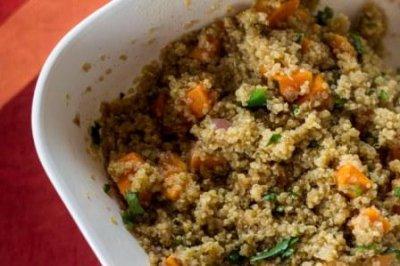 Spicy Quinoa with Sweet Potatoes