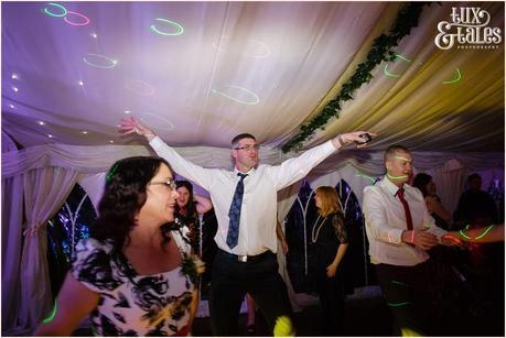 Yorkshire wedding photography dancing to the music