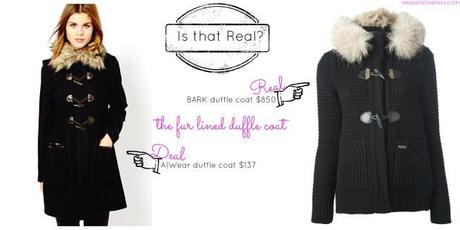 reasonstodress.com fur lined duffle coat