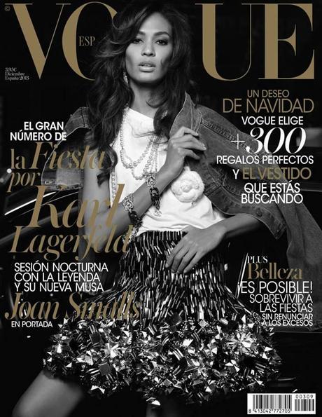 Joan Smalls by Karl Lagerfeld for Vogue Spain December 2013