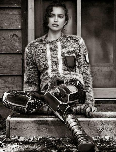 Irina Shayk by Giampaolo Sgura for Vogue Spain December 2013