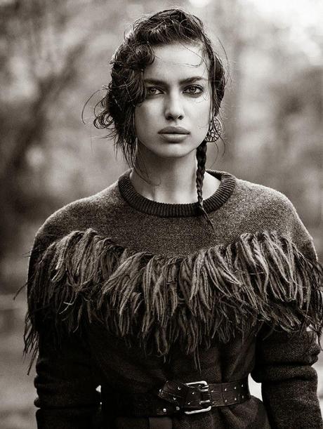 Irina Shayk by Giampaolo Sgura for Vogue Spain December 2013