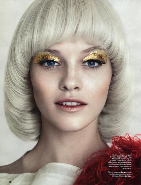 Ginta Lapina by Norman Jean Roy for Allure Russia December 2013 