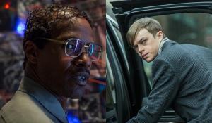 Jamie Foxx as Electro and Dane DeHaan as Harry Osborn in The Amazing Spider-Man 2