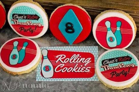 Little Big Company The Blog: A Retro Bowling Party by Naatje Patisserie Cupcakes & Cakes and Nomie Boutique Stationery