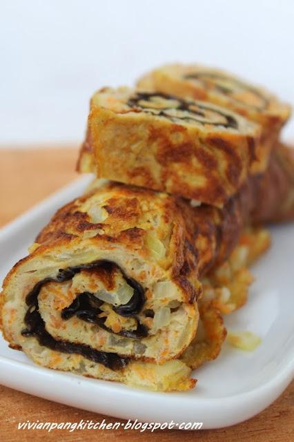 Korean Rolled Egg Omelette