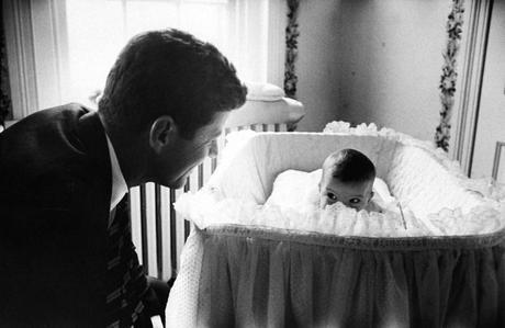 Remembering JFK John Kennedy with Caroline in 1958