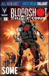 Bloodshot and H.A.R.D. Corps #18 Cover - LaRosa Pullbox Variant