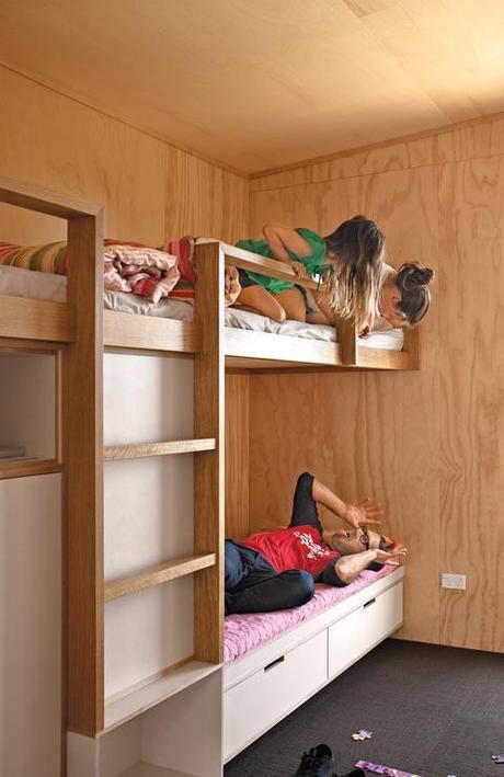 compact prefab new zealand interior bedroom 