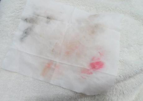 Celeteque Makeup Remover - Cleansing Facial Wipes - Used