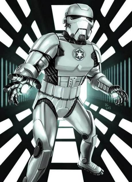 Star Wars & Marvel Mashup Character Art: Meet Darth Doom, Iron Trooper