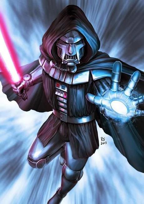 Star Wars & Marvel Mashup Character Art: Meet Darth Doom, Iron Trooper