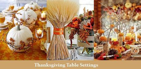 Thanksgiving table center pieces