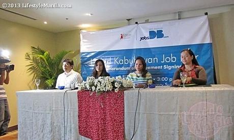 Unlad Kabuhayan jobsDB officially signs MOA