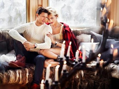 ANJA RUBIK AND SASHA KNEZEVIC FOR APART CHRISTMAS CAMPAING 2013