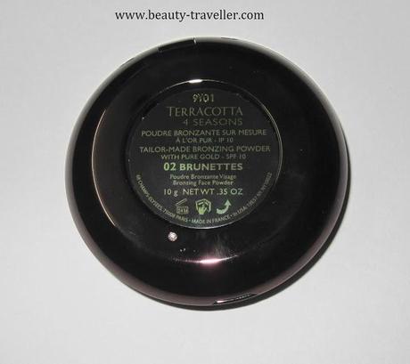 Review : Guerlain Terracotta 4 Seasons Bronzer - 02 Brunettes