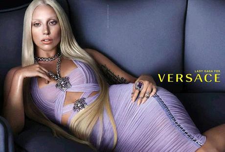 Lady Gaga by Mert Alas and Marcus Piggott for Versace Spring/Summer 2014 Ad Campaign  