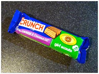 Nestle Crunch Limited Edition Girl Scout Bar - Caramel and Coconut Cookie Flavour