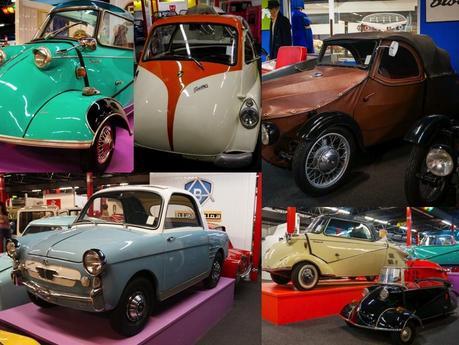 Collage of Micro Cars from the Miami Automobile Museum
